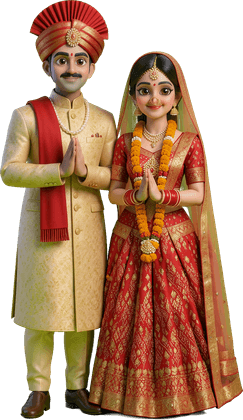 Shaadi ke 3D dulha-dulhan
